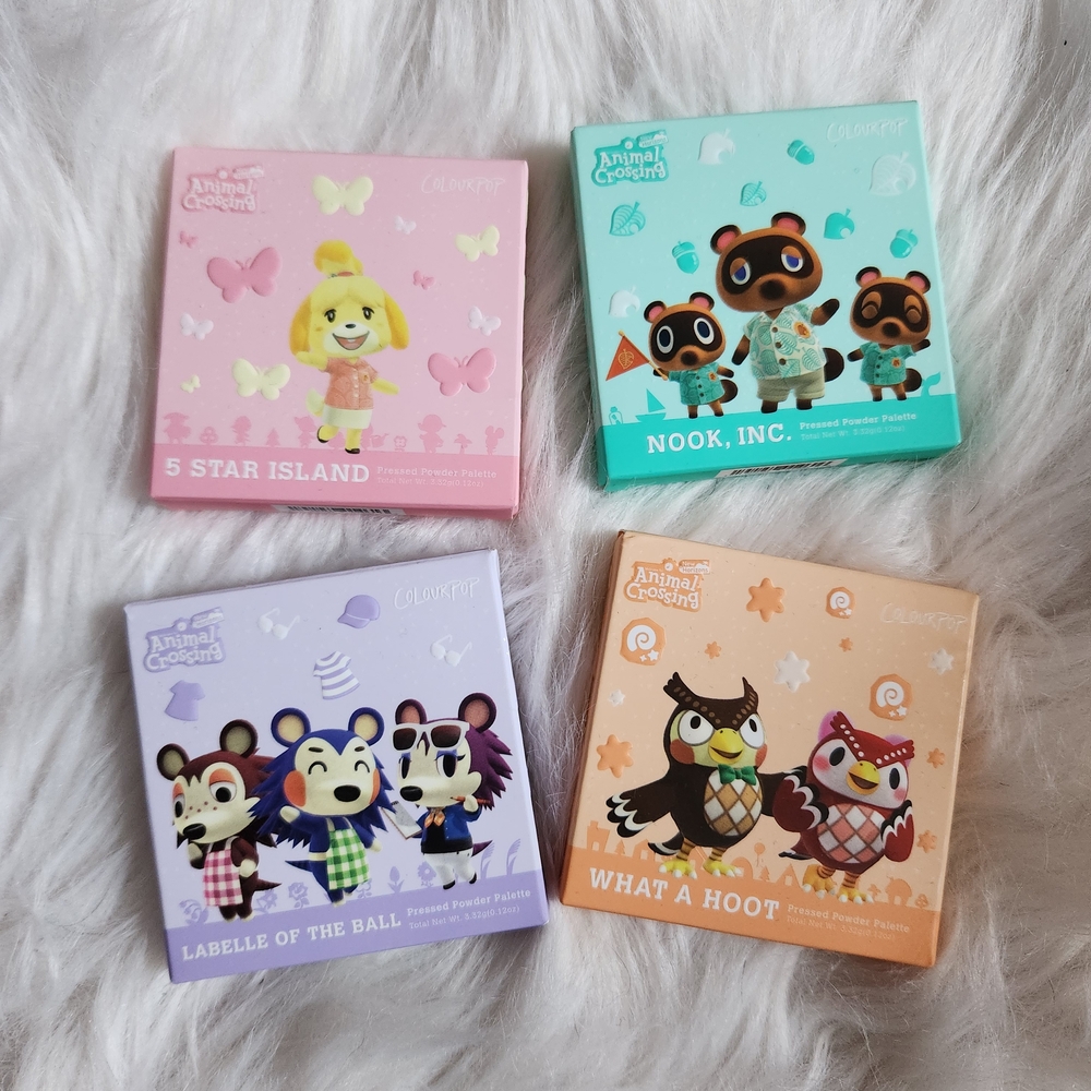 Animal Crossing Themed Powder Palettes